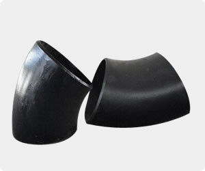 چین بهداشتی ساخت و ساز کربن فولاد لوله اتصالات BW 45 درجه آرنج / CS لوله اتصالات تامین کننده